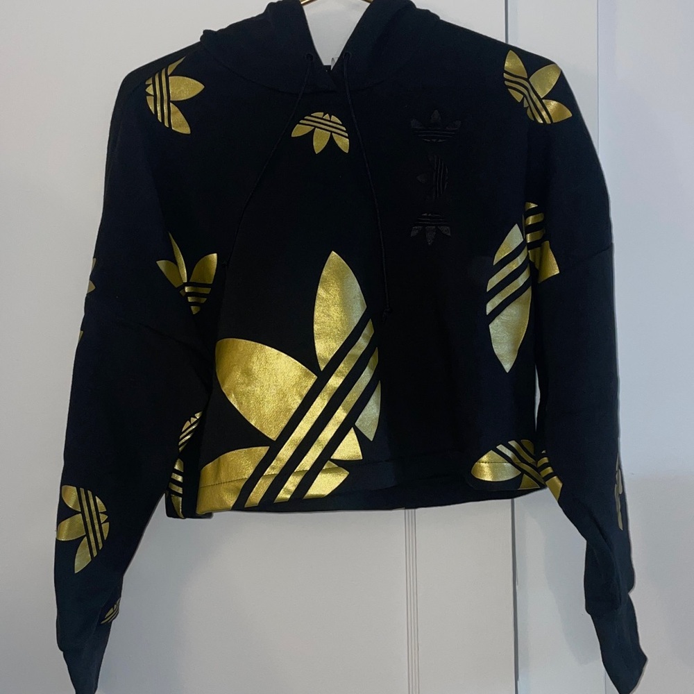 adidas sweatshirt | xs gold logo - Picture 10 of 15